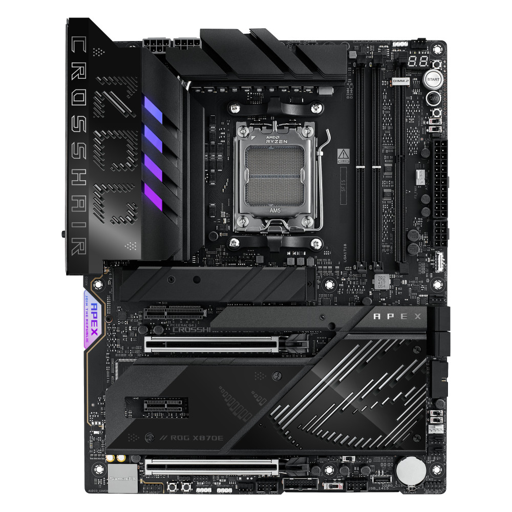 ASUS ROG CROSSHAIR X870E APEX AMD X870E Emplacement AM5 ATX ASUS ROG CROSSHAIR X870E APEX AMD X870E Emplacement AM5 ATX