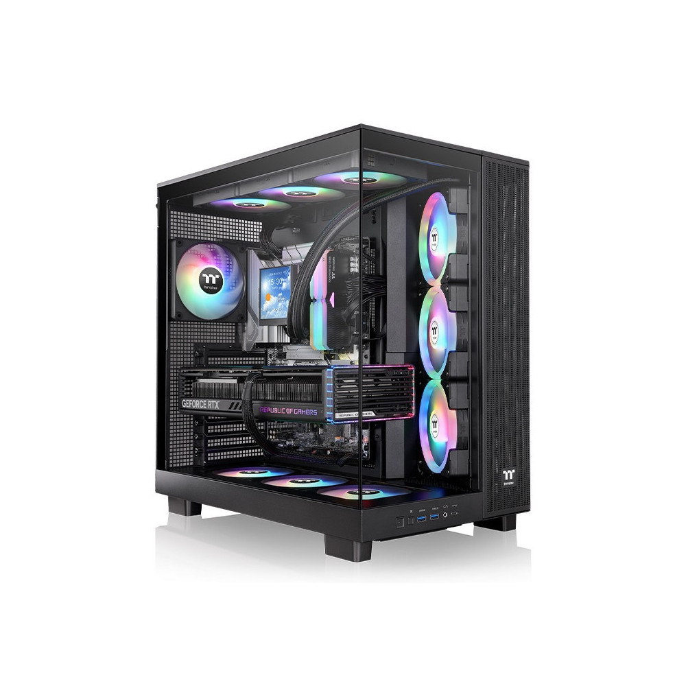 Thermaltake View 380 XL TG ARGB Midi Tower Noir Thermaltake View 380 XL TG ARGB Midi Tower Noir