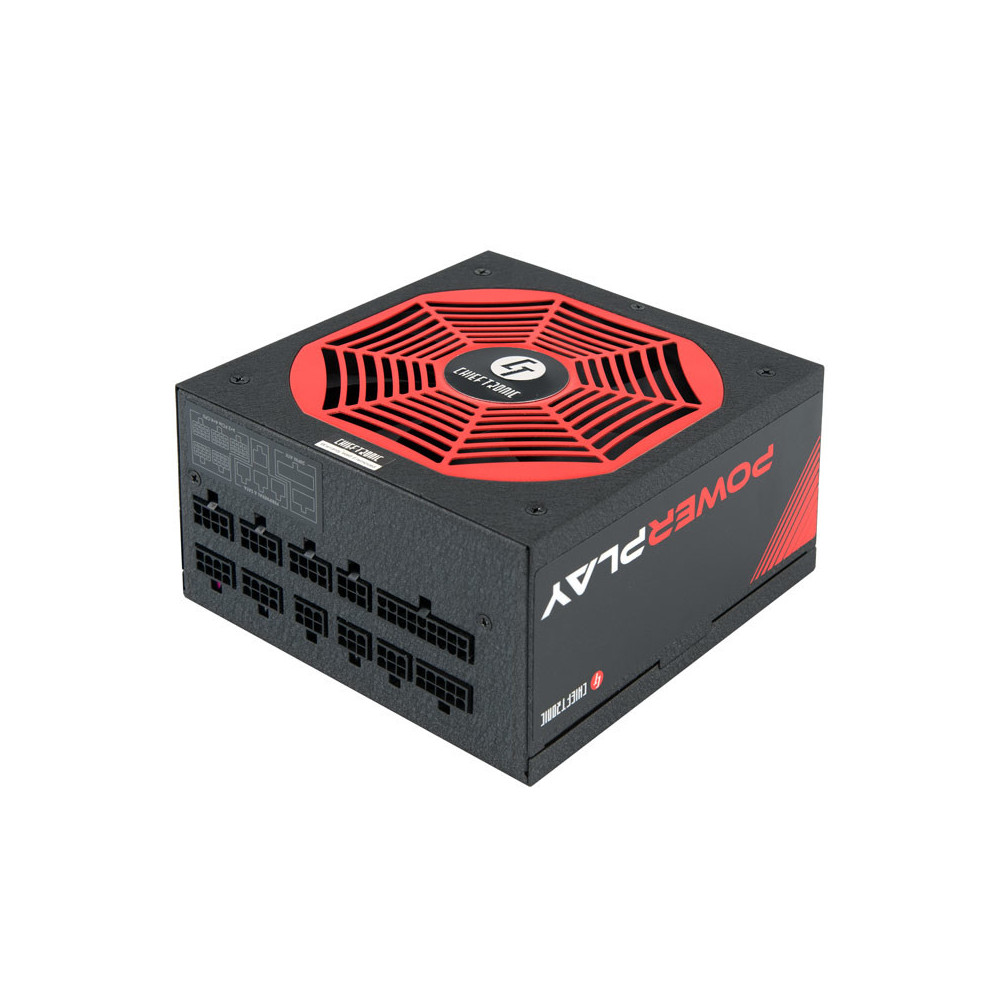 Chieftec GPU-1200FC unité d'alimentation d'énergie 1200 W 20+4 pin ATX ATX Noir, Rouge Chieftec GPU-1200FC unité d'alimentation d'énergie 1200 W 20+4 pin ATX ATX Noir, Rouge