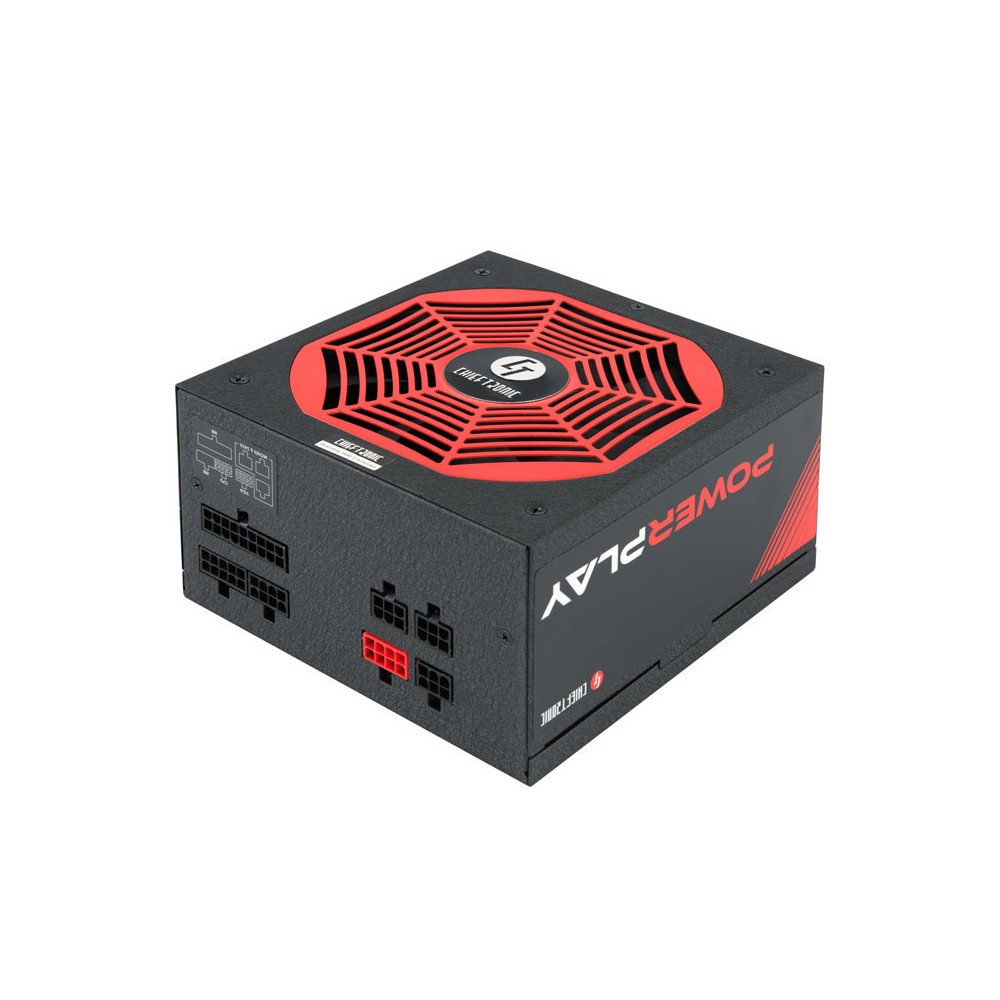 Chieftec PowerPlay unité d'alimentation d'énergie 550 W 20+4 pin ATX PS 2 Noir, Rouge