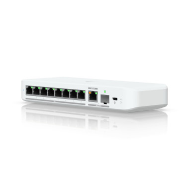Ubiquiti UniFi Flex 2.5G Géré L2 2.5G Ethernet (100 1000 2500) Connexion Ethernet, supportant l'alimentation via ce port (PoE)