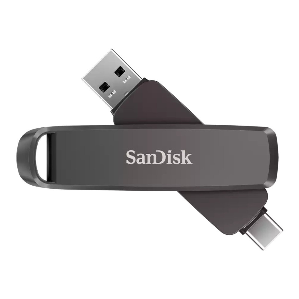 SanDisk SDDDE1-512G-G46 lecteur USB flash 512 Go USB Type-C USB Type-A 3.2 Gen 2 (3.1 Gen 2) Noir SanDisk SDDDE1-512G-G46 lecteur USB flash 512 Go USB Type-C USB Type-A 3.2 Gen 2 (3.1 Gen 2) Noir