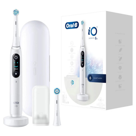 Oral-B iO Series 8N Adulte Brosse à dents vibrante Blanc