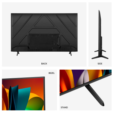 Hisense 55A6N TV 139,7 cm (55") 4K Ultra HD Smart TV Wifi Noir 300 cd m²