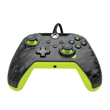 PDP Manette filaire  Carbone électriquePour Xbox Series X|S, Xbox One et Windows 10 11