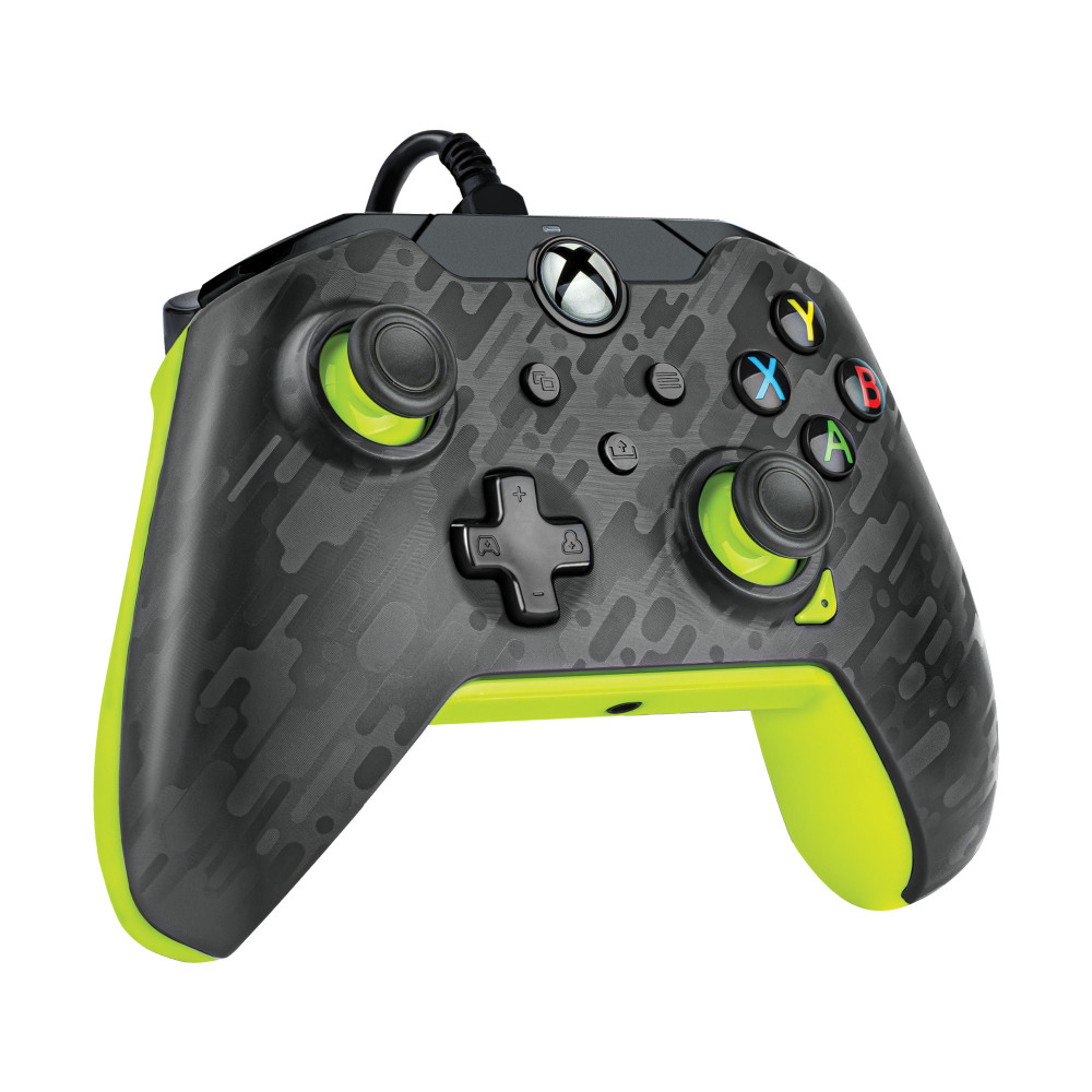 PDP Manette filaire  Carbone électriquePour Xbox Series X|S, Xbox One et Windows 10 11