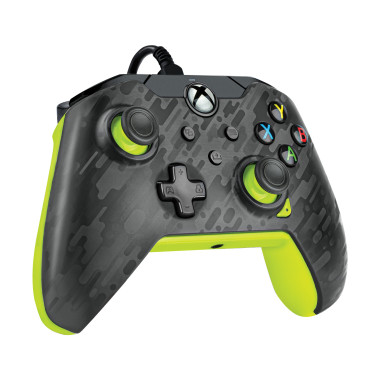 PDP Manette filaire  Carbone électriquePour Xbox Series X|S, Xbox One et Windows 10 11