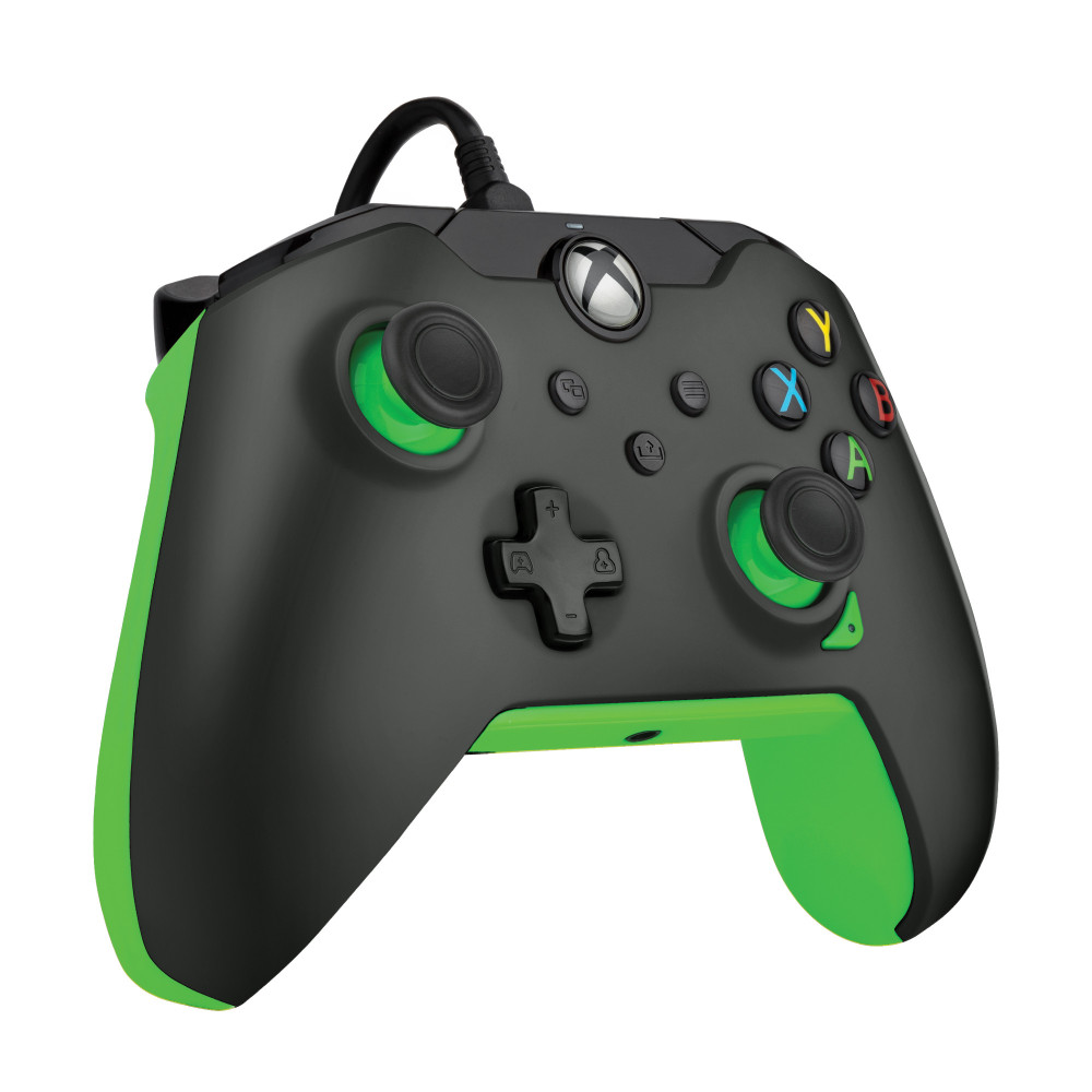 PDP Manette filaire  Noir fluoPour Xbox Series X|S, Xbox One et Windows 10 11