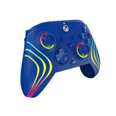 PDP Afterglow Wave Bleu USB Manette de jeu Analogique Numérique PC, Xbox Series S, Xbox Series X