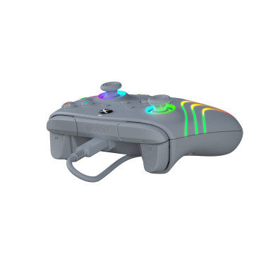 PDP Afterglow Wave Gris USB Manette de jeu Analogique Numérique PC, Xbox One, Xbox Series S, Xbox Series X