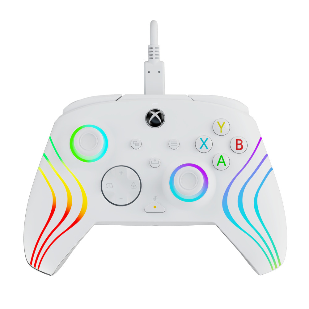 PDP Manette filaire Afterglow Wave  White Pour Xbox Series X|S, Xbox One & Windows 10 11