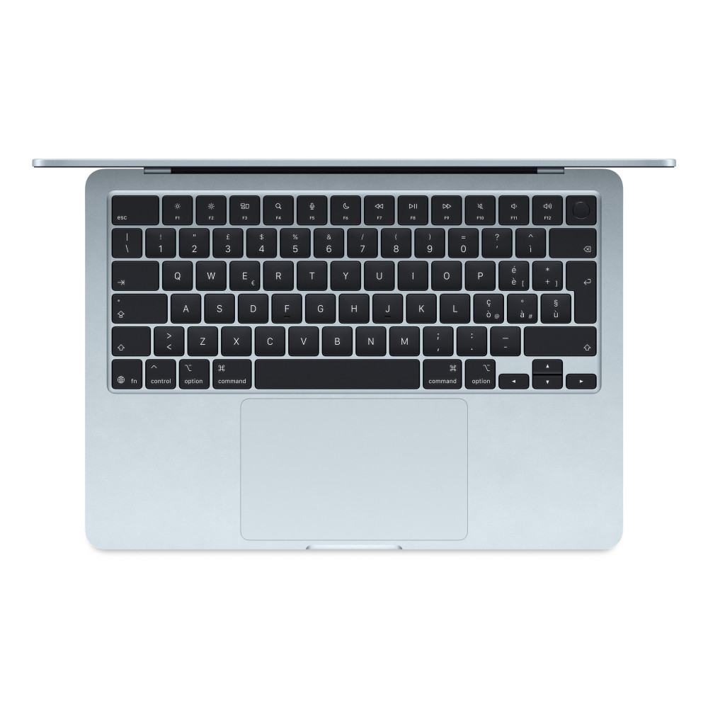 Apple MacBook Air Apple M M4 Ordinateur portable 34,5 cm (13.6") 16 Go 256 Go SSD Wi-Fi 6E (802.11ax) macOS Sequoia Bleu