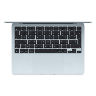 Apple MacBook Air Apple M M4 Ordinateur portable 34,5 cm (13.6") 16 Go 256 Go SSD Wi-Fi 6E (802.11ax) macOS Sequoia Bleu