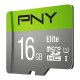 PNY P-SDU16GU185GW-GE PNYMF037583 PNY ELITE 16Go - 100GB/S - MICRO SDHC + ADAPTATEUR