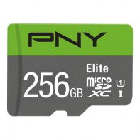 PNYMF037587 PNY ELITE MICRO SDXC 256Go - CLASSE 10 - 100GB/S - UHS-I - ADAPTATEUR P-SDU256V11100EL-GE PNY