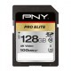 PNY P-SD128U3100PRO-GE PNYMF037591 PNY PRO ELITE SDXC 128Go - CLASSE 10 - 100GB/S - UHS-I U3 - 4K