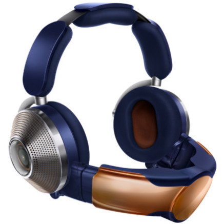 Dyson Zone Absolute+ Casque Avec fil &sans fil Arceau Appels Musique Bluetooth Bleu, Cuivre