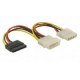 ACC+ ACPAL011733 P/2 ACPAL011733 Adaptateur (x2) alim 5"1/4 M vers 5"1/4 F & SATA 15P F