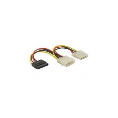 ACC+ ACPAL011733 P/2 ACPAL011733 Adaptateur (x2) alim 5"1/4 M vers 5"1/4 F & SATA 15P F