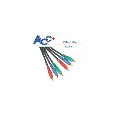 ACC+ ACPAU008388B ACPAU008388 Cordon 3RCA YUV (Component) RVB HD 5m