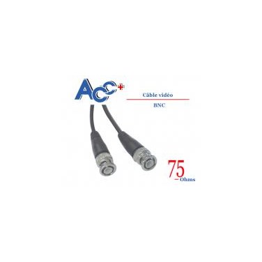 ACC+ ACPAU008392 ACPAU008392 Cordon Vidéo BNC 75 ohms 10m