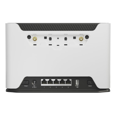 Mikrotik Chateau LTE12 routeur sans fil Gigabit Ethernet Bi-bande (2,4 GHz   5 GHz) Noir, Blanc