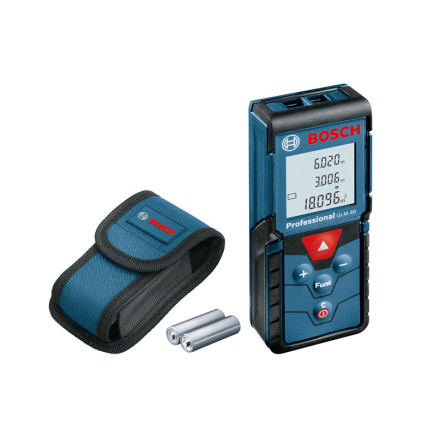 Bosch GLM 40 Mètre laser portable Noir, Bleu 40 m