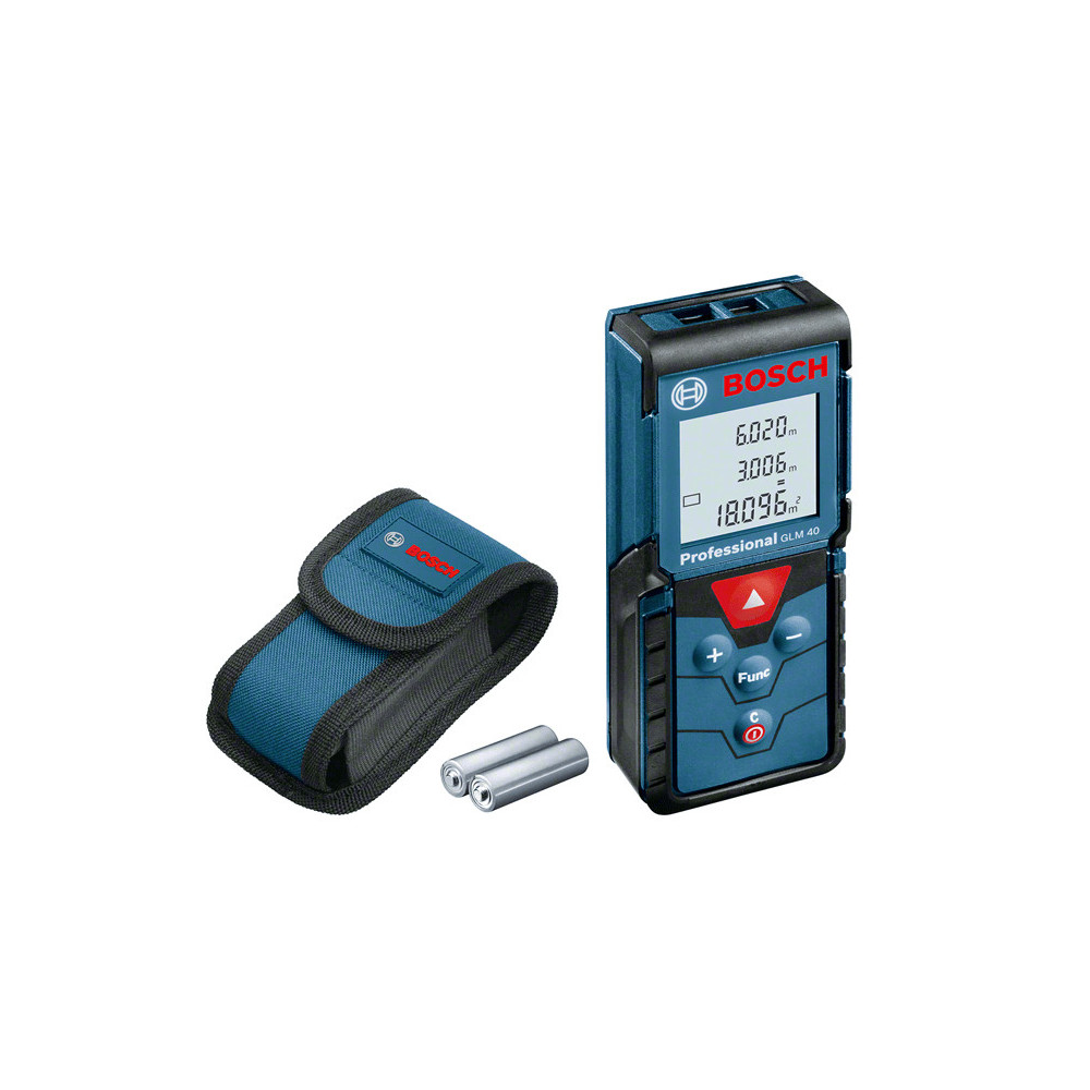 Bosch GLM 40 Mètre laser portable Noir, Bleu 40 m Bosch GLM 40 Mètre laser portable Noir, Bleu 40 m