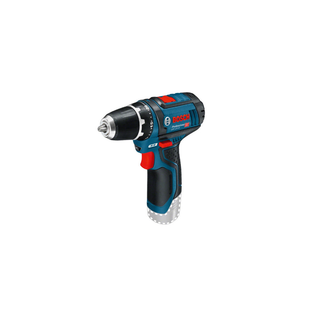 Bosch GSR 12V-15 Professional 1300 tr min 600 g Noir, Bleu Bosch GSR 12V-15 Professional 1300 tr min 600 g Noir, Bleu