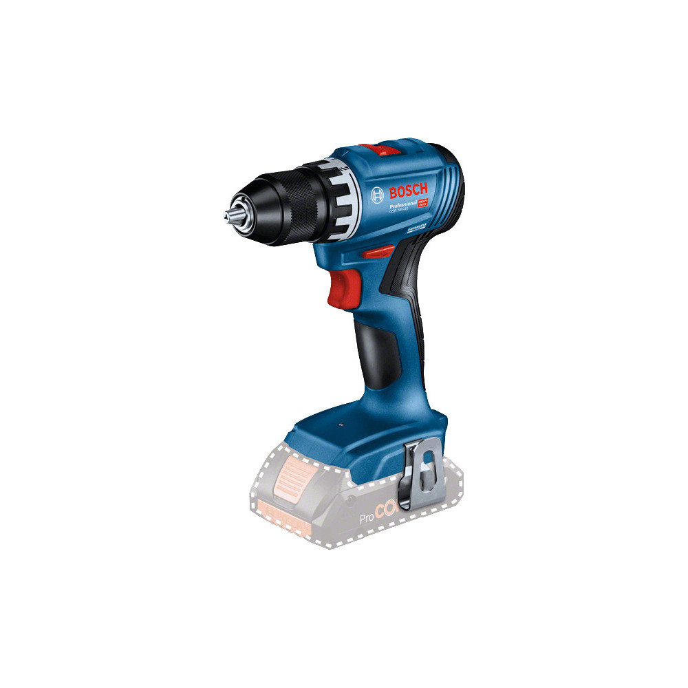 Bosch GSR 18V-45 Professional 500 tr min Sans clé 900 g Noir, Bleu Bosch GSR 18V-45 Professional 500 tr min Sans clé 900 g Noir, Bleu