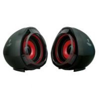 BERHP032644 HAUT PARLEUR GAMING HATI ROUGE/NOIR