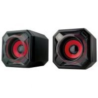 BERHP032668 HAUT PARLEUR GAMING HABROK ROUGE/NOIR