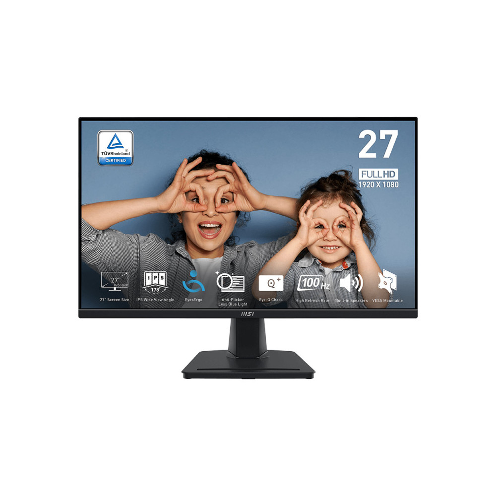 MSI Pro MP275QDE écran plat de PC 68,6 cm (27") 2560 x 1440 pixels Wide Quad HD LCD Noir