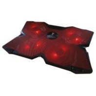 BERSERKER SUP-NB-BSK-NIFLHEIM-4F-RED BERVE032670 SUPPORT NB GAMING 17p 4 VENTILATEURS ROUGE