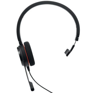 Jabra Evolve 20 Casque Avec fil Arceau Bureau Centre d'appels USB Type-C   USB Type-A Noir