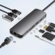 Connectland AD-USB-C 9EN1-ALU CONAEX36251 0301658 - ADAPTAEUR USB TYPE C VERS HDMI ,RJ45 ,SD,TF,AUDIO, PD ,USB-A/F 3.0.x 3