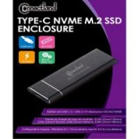 Connectland BE-M2-NVMe PCIe-BK CONBT034924 1920332 Boîtier SSD externe, M.2 PCIe NVMe vers USB C