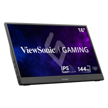 Viewsonic VX1654 téléviseur et moniteur portables Moniteur portable Noir 39,6 cm (15.6") LED 1920 x 1080 pixels