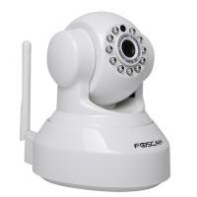 FOSCA023557 FOS FI9816P Camera IP 720P EZLink WIFI /Filaire Motorise Blanc