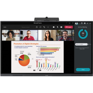 Sharp PN-L652B 165,1 cm (65") 3840 x 2160 pixels LCD Noir
