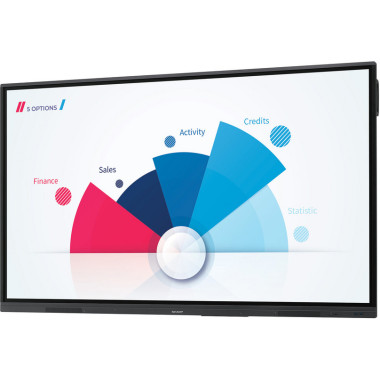 Sharp PN-L652B 165,1 cm (65") 3840 x 2160 pixels LCD Noir