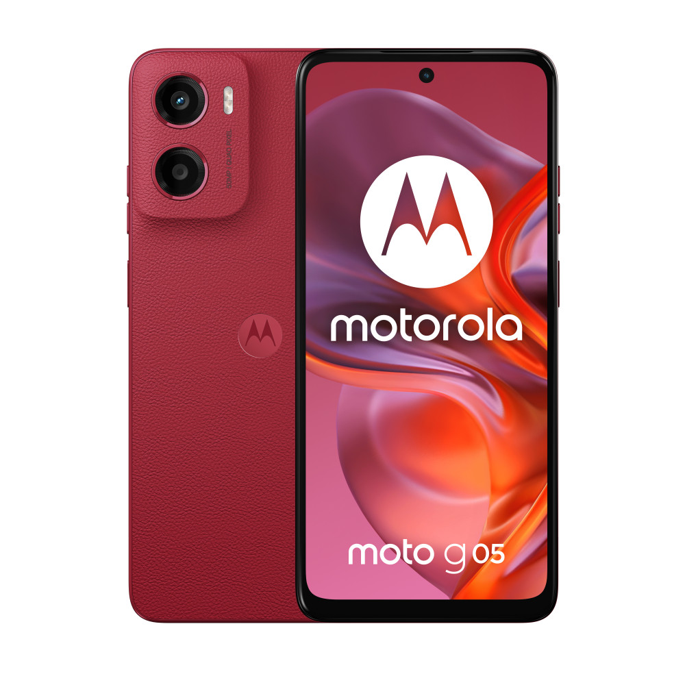 Motorola moto g05 16,9 cm (6.67") Double SIM Android 15 4G USB Type-C 4 Go 64 Go 5200 mAh Rouge