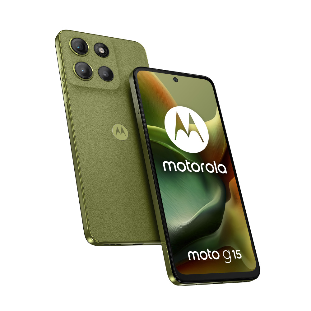 Motorola moto g15 17,1 cm (6.72") Double SIM Android 15 4G USB Type-C 4 Go 128 Go 5200 mAh Vert Motorola moto g15 17,1 cm (6.72") Double SIM Android 15 4G USB Type-C 4 Go 128 Go 5200 mAh Vert