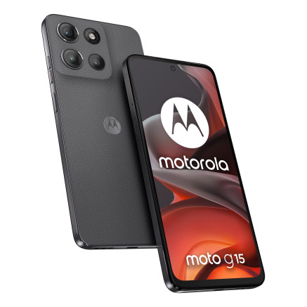 Motorola moto g15 17,1 cm (6.72") Double SIM Android 15 4G USB Type-C 4 Go 128 Go 5200 mAh Gris