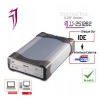 JOUBT008657 DESTOCKAGE JJ 2512B2 BT EXTERNE VENTILE 5\"25 IDE- USB2 ROHS 