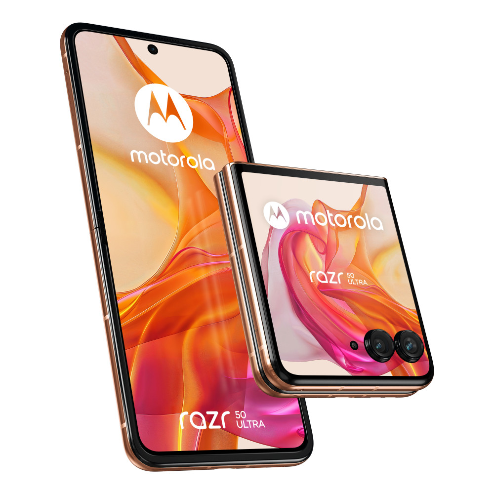 Motorola razr 50 ultra 17,5 cm (6.9") Double SIM Android 14 5G USB Type-C 12 Go 512 Go 4000 mAh Pêche Motorola razr 50 ultra 17,5 cm (6.9") Double SIM Android 14 5G USB Type-C 12 Go 512 Go 4000 mAh Pêche
