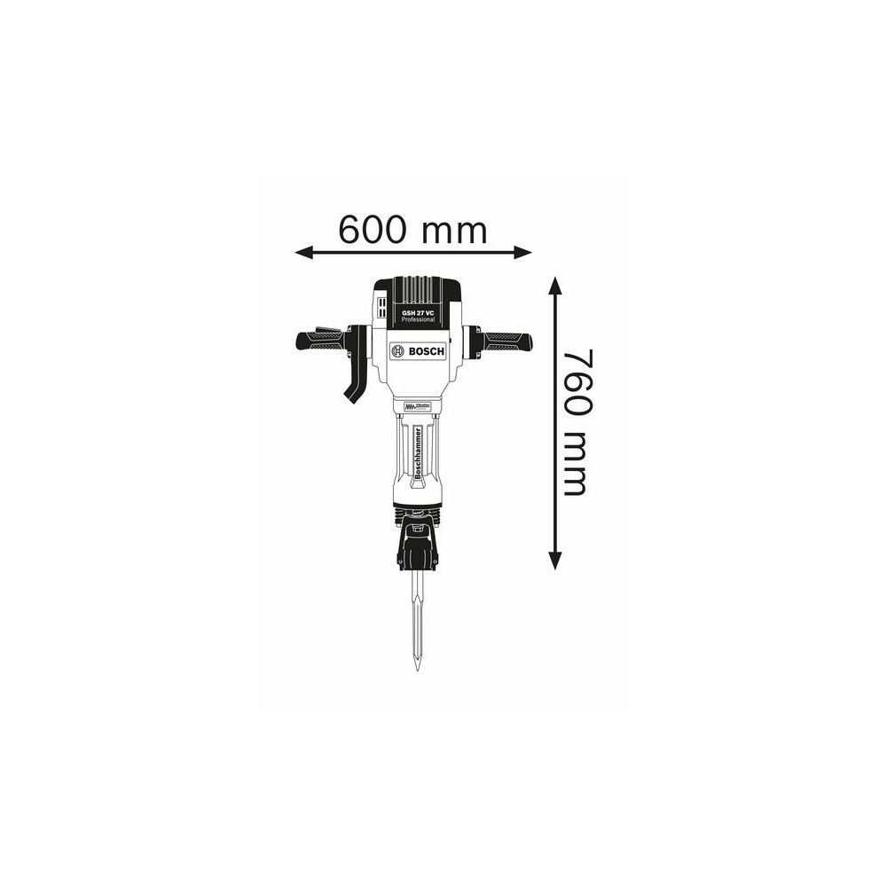 Bosch Brise-béton GSH 27 VC Professional