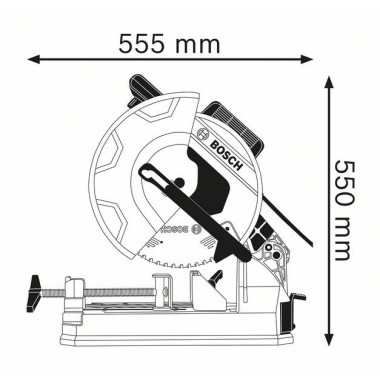 Bosch Scie tronçonneuse à métaux GCD 12 JL Professional