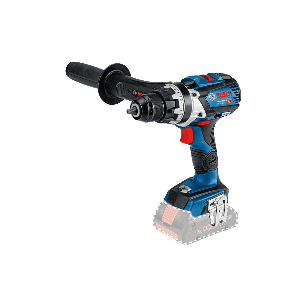 Bosch GSR 18V-110 C 2100 tr min Sans clé 1,8 kg Noir, Bleu