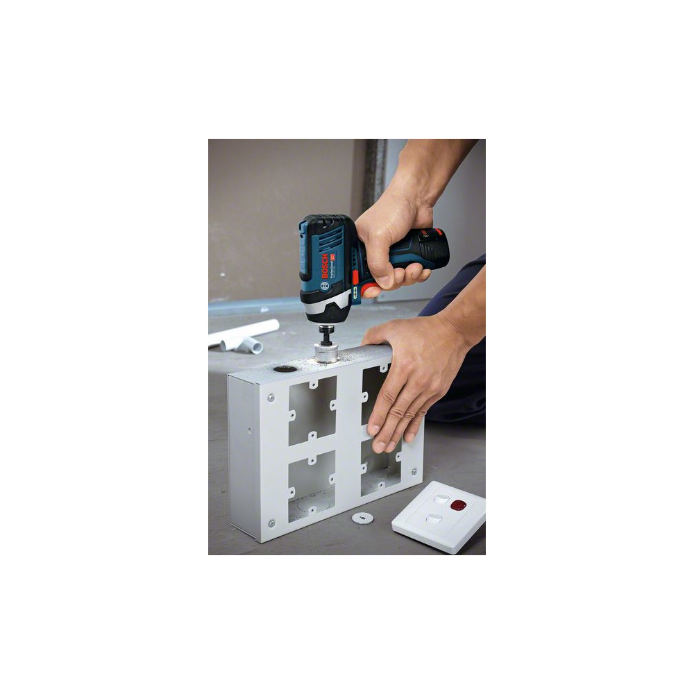 Bosch GDR 12V-105 Professional 2600 tr min Noir, Bleu, Rouge